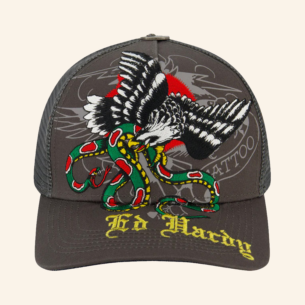 Ed Hardy Merch Eagle Snake Trucker Hat Ed Hardy Hat Christmas Presents For Him Ed Hardy Merch Eagle Snake Trucker Hat Ed Hardy Hat Christmas Presents For Him