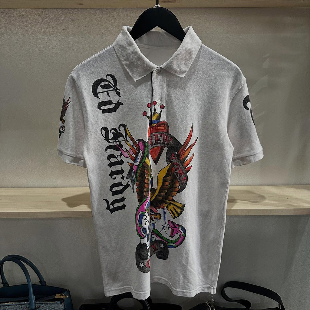 Ed Hardy Merch Ed Hardy Polo Shirt Birthday Gift For Husband