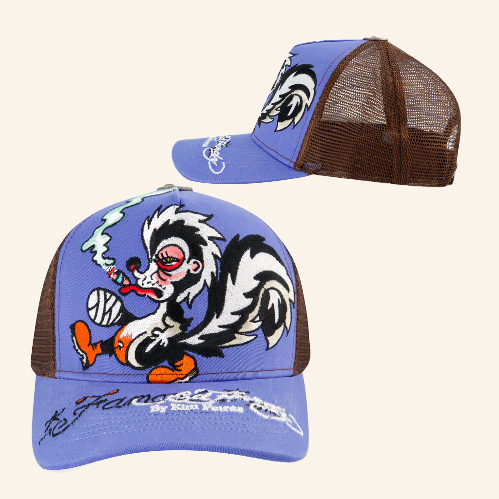Ed Hardy Merch Famous Skunk Trucker Hat Christmas Present For Husband Ed Hardy Merch Famous Skunk Trucker Hat Christmas Present For Husband