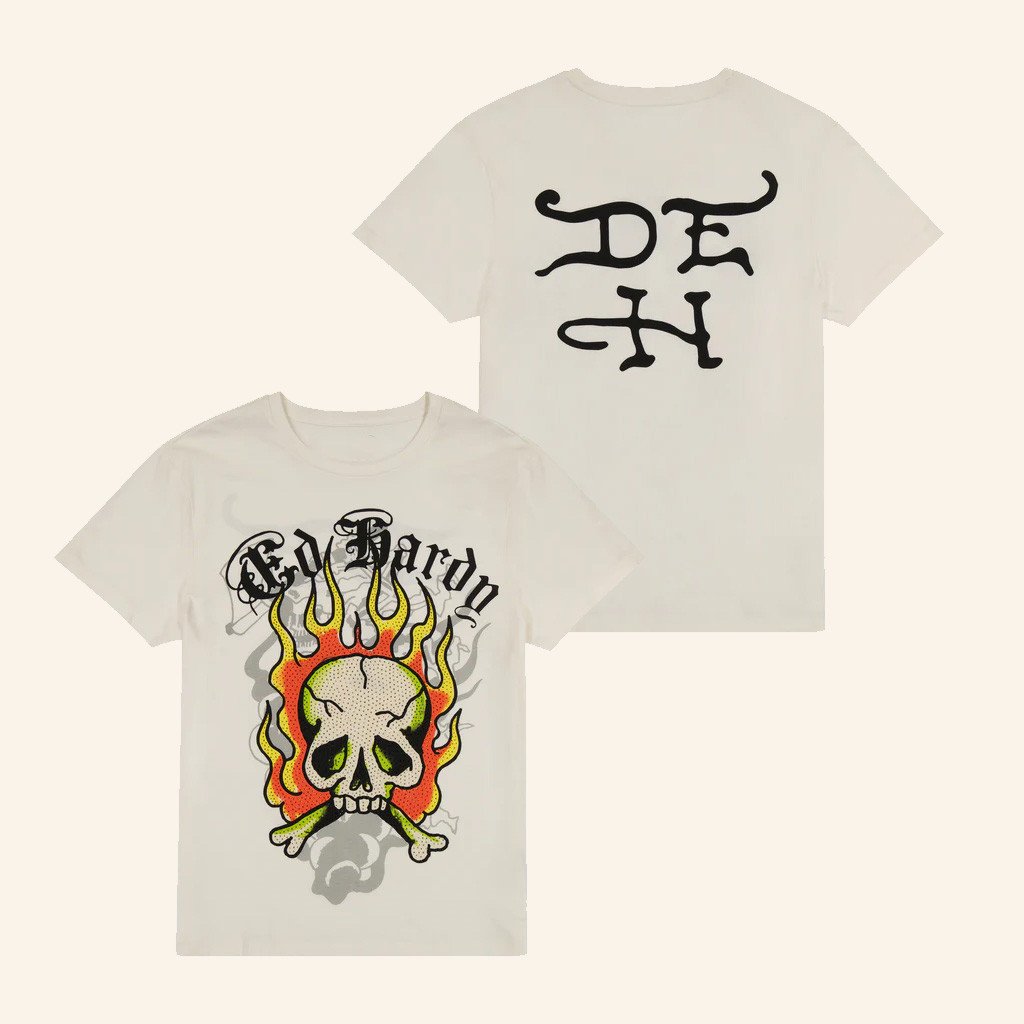 Ed Hardy Merch Flame Skull Shirt Christmas Present Ideas For Dad