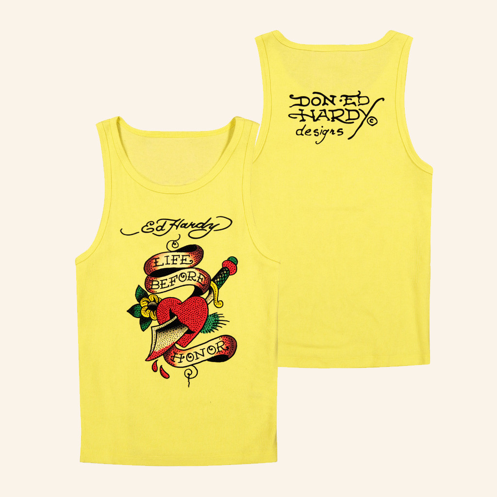 Ed Hardy Merch Heart Sword Tank Top Ed Hardy Clothing Birthday Gifts For Sister Ed Hardy Merch Heart Sword Tank Top Ed Hardy Clothing Birthday Gifts For Sister