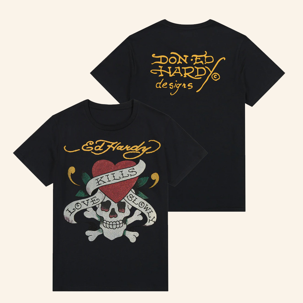 Ed Hardy Merch LKS Skull Shirt Gifts For Husband
