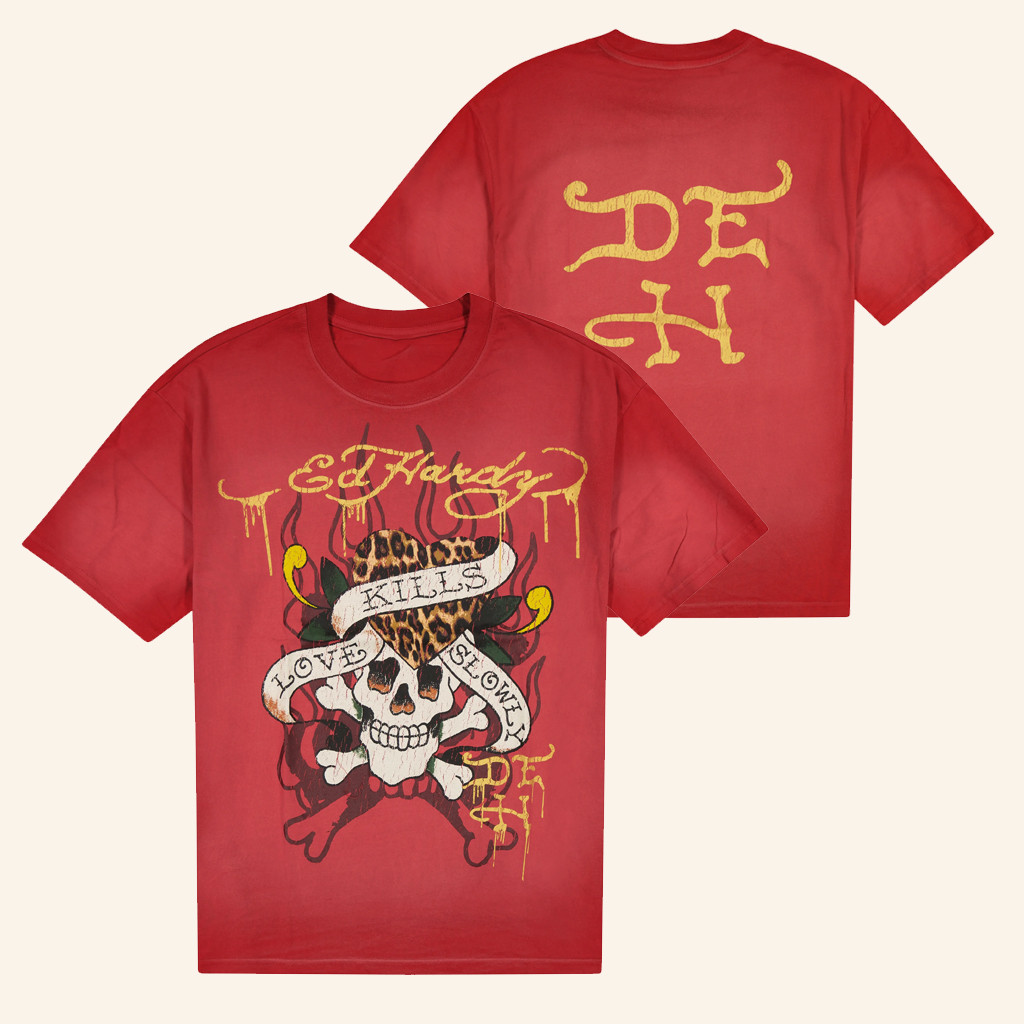 Ed Hardy Merch LKS Skull T-Shirt Birthday Ideas For Father Ed Hardy Merch LKS Skull T-Shirt Birthday Ideas For Father