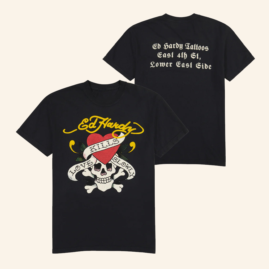 Ed Hardy Merch LKS Skull T-Shirt Unique Christmas Gifts For Him