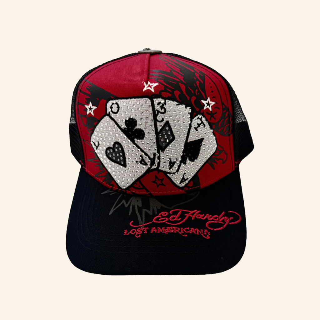 Ed Hardy Merch Lost Americana Cards Trucker Hat Christmas Gifts For Dad Ed Hardy Merch Lost Americana Cards Trucker Hat Christmas Gifts For Dad