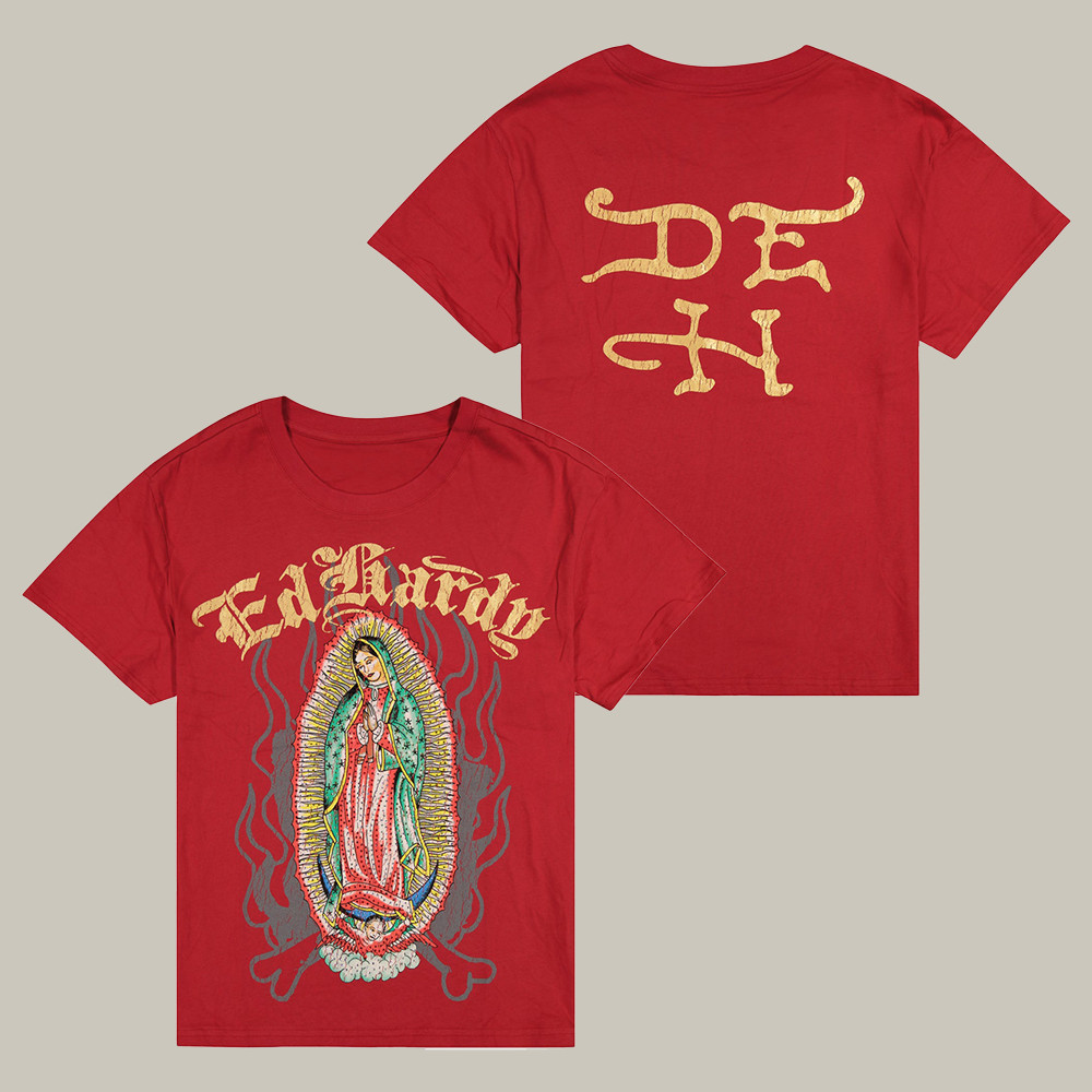 Ed Hardy Merch Mary Mother Of God T-Shirt Tattoo Design Ed Hardy Clothes Gifts For Girlfriend