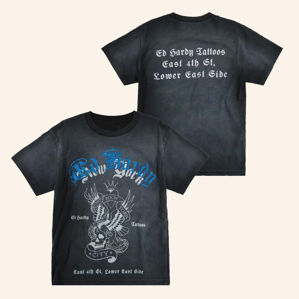 Ed Hardy Merch NYC Eagle T-Shirt Christmas Ideas For Him Ed Hardy Merch NYC Eagle T-Shirt Christmas Ideas For Him