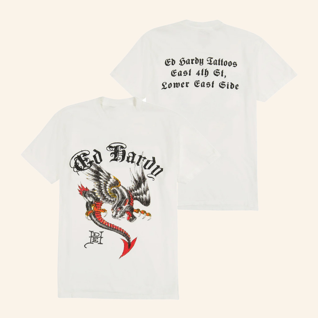 Ed Hardy Merch Panther Dragon T-Shirt Ed Hardy Shirt Christmas Gifts For Dudes