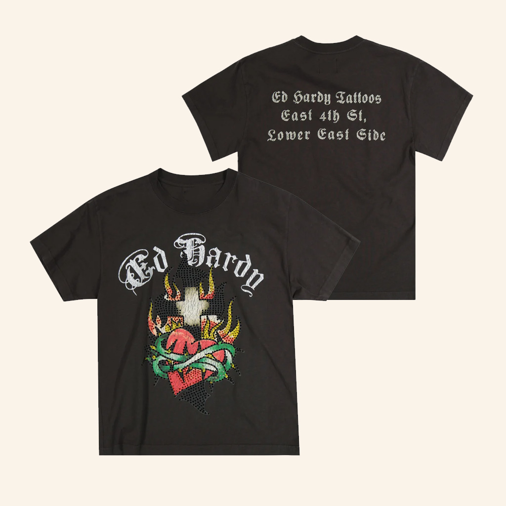 Ed Hardy Merch Sacred Heart T-Shirt Christmas Ideas For Father Ed Hardy Merch Sacred Heart T-Shirt Christmas Ideas For Father