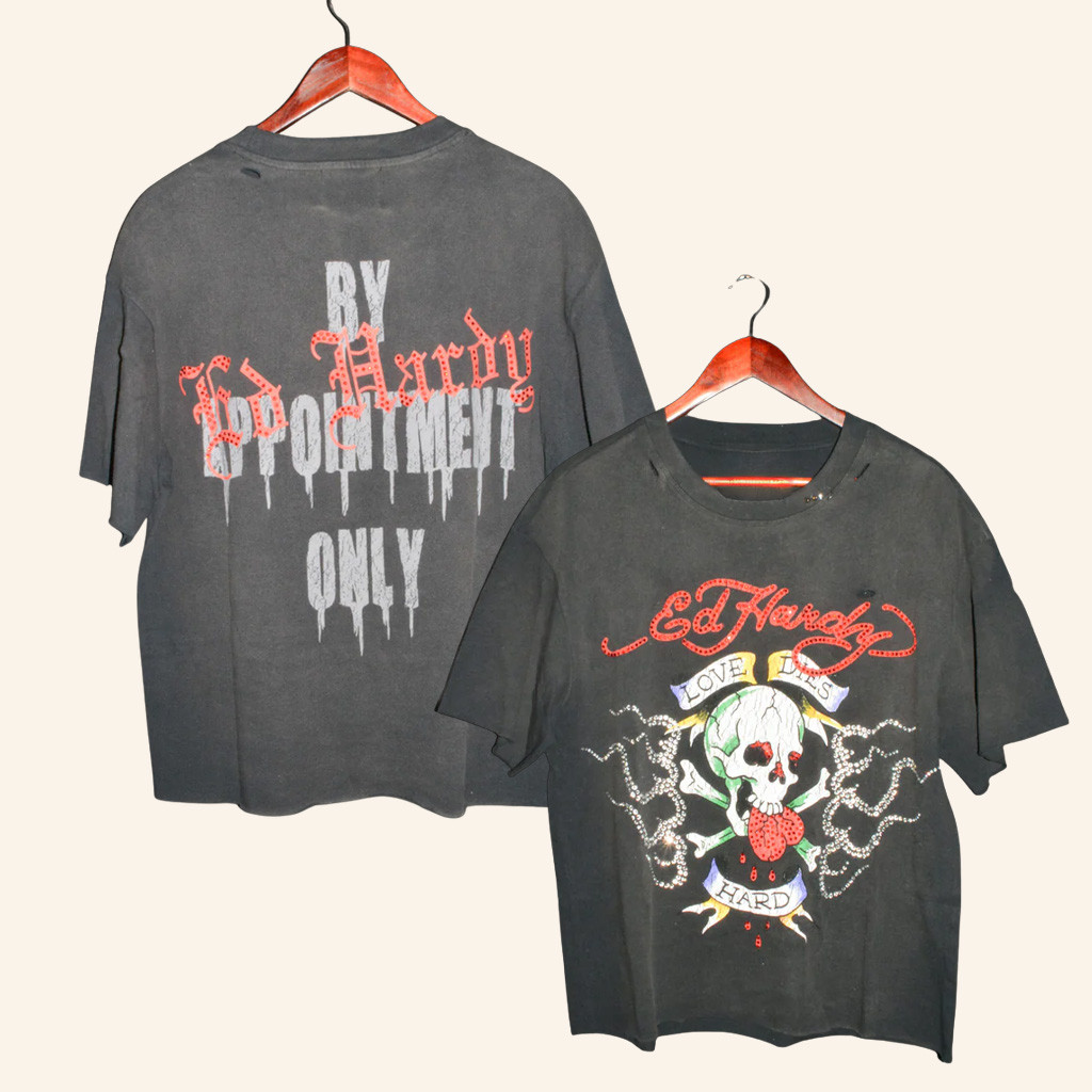 Ed Hardy Merch Skull Flame T-Shirt Birthday Ideas For Husband Ed Hardy Merch Skull Flame T-Shirt Birthday Ideas For Husband