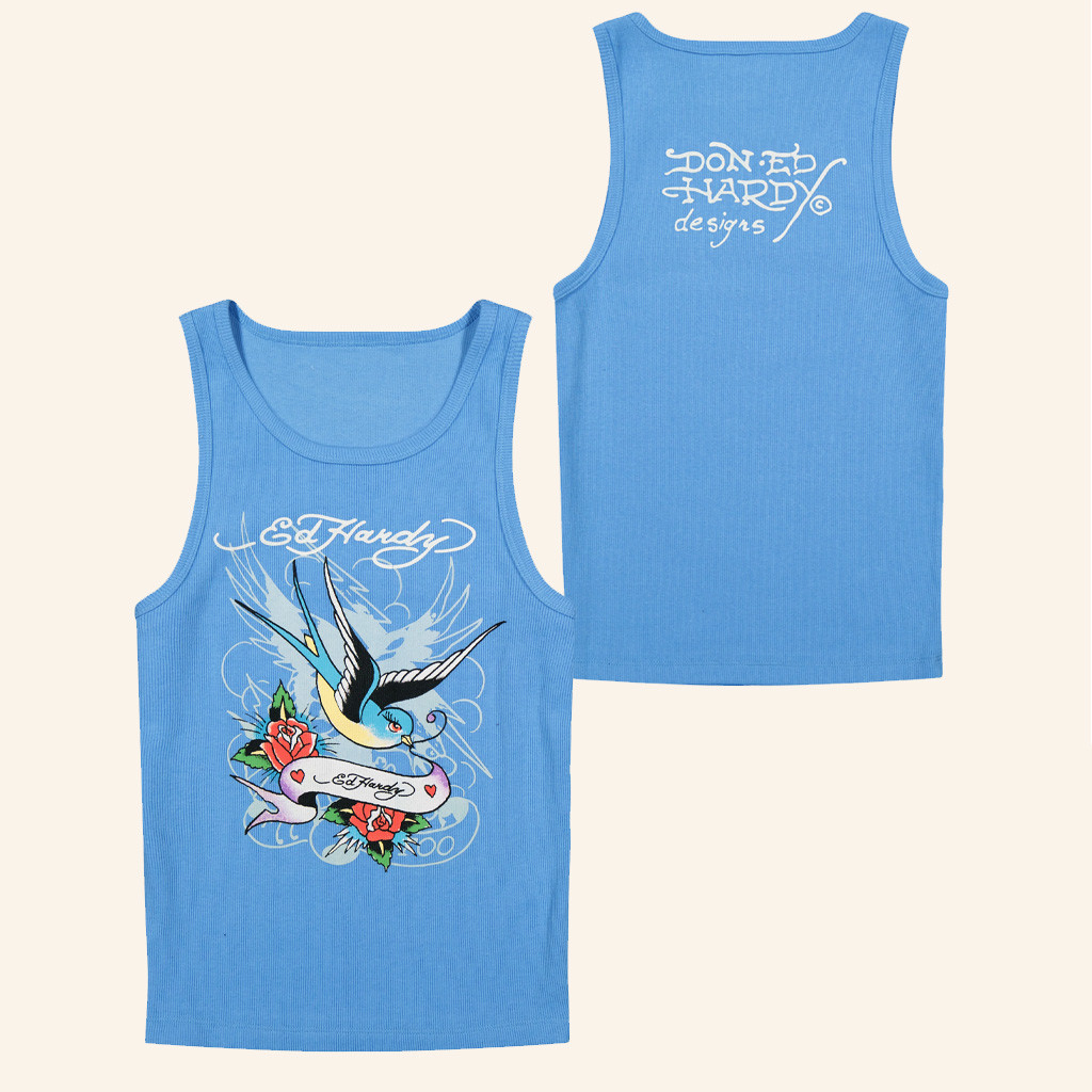 Ed Hardy Merch Swallow Tank Top Ed Hardy Clothing Best Gifts For Mother