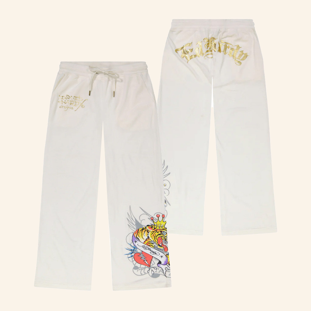 Ed Hardy Merch Tiger Crown Sweatpants Presents For Friends