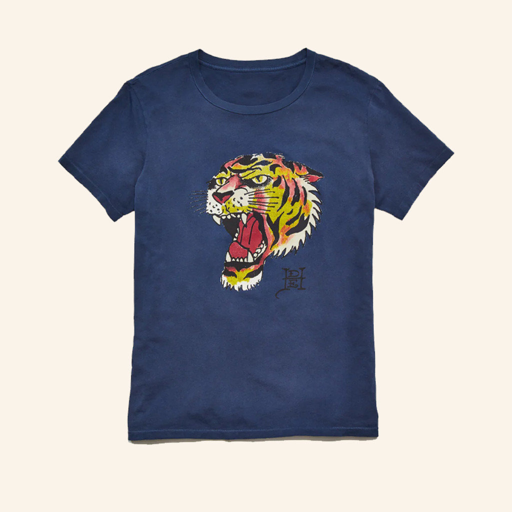Ed Hardy Merch Tiger Head T-Shirt Best Birthday Gift For Husband