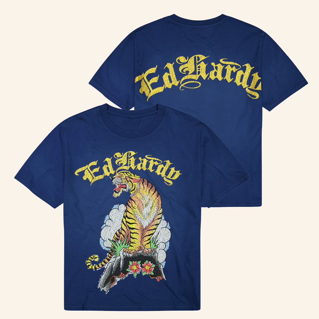 Ed Hardy Merch Tiger Mountain T-Shirt Presents For Boyfriend Ed Hardy Merch Tiger Mountain T-Shirt Presents For Boyfriend