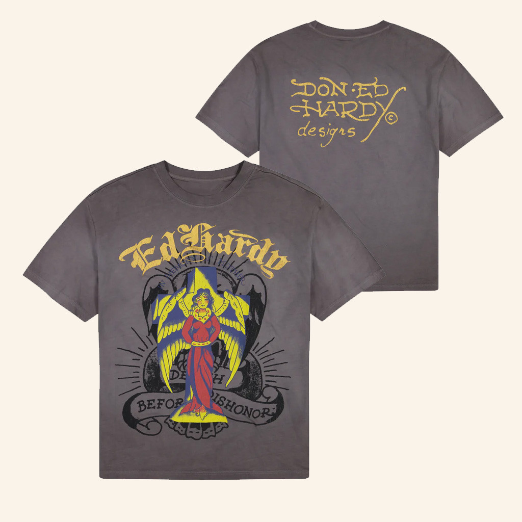 Ed Hardy Merch Wing Skull Shirt Ed Hardy T-Shirt Gifts For Mother