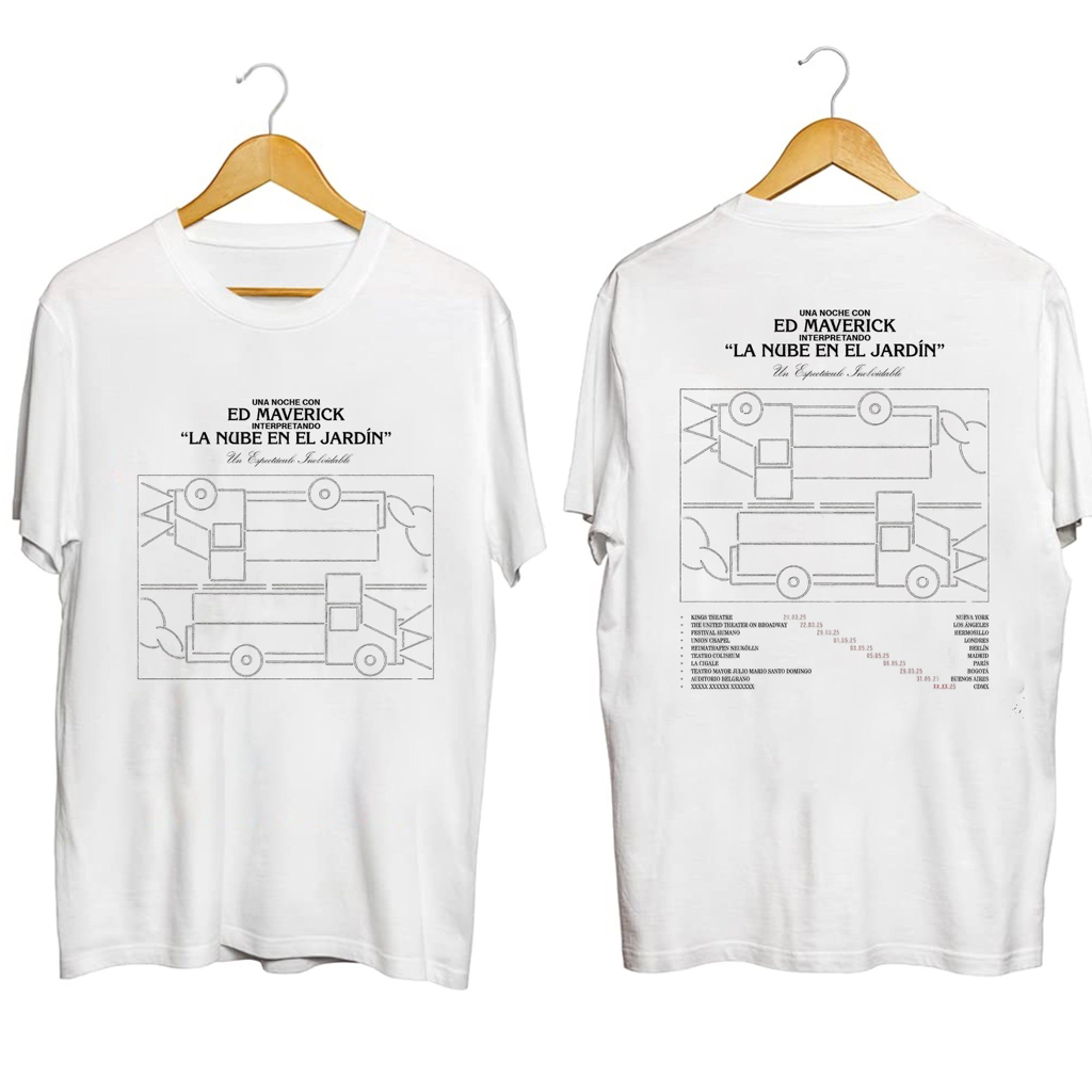 Ed Maverick World Tour 2025 Shirt Ed Maverick Merch Presents For Music Lovers