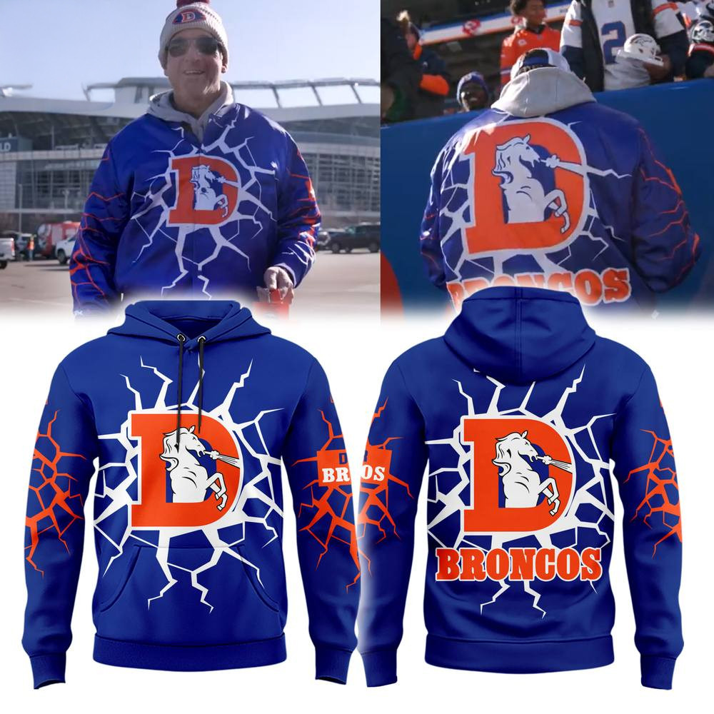 Ed McCaffrey x Denver Broncos Fan Appreciation Game Hoodie Gifts For Football Fan