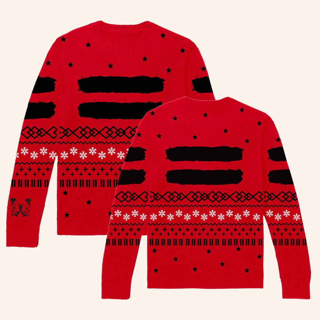 Ed Sheeran Merch Equals Christmas Sweater Christmas Gift Ideas For Boyfriend