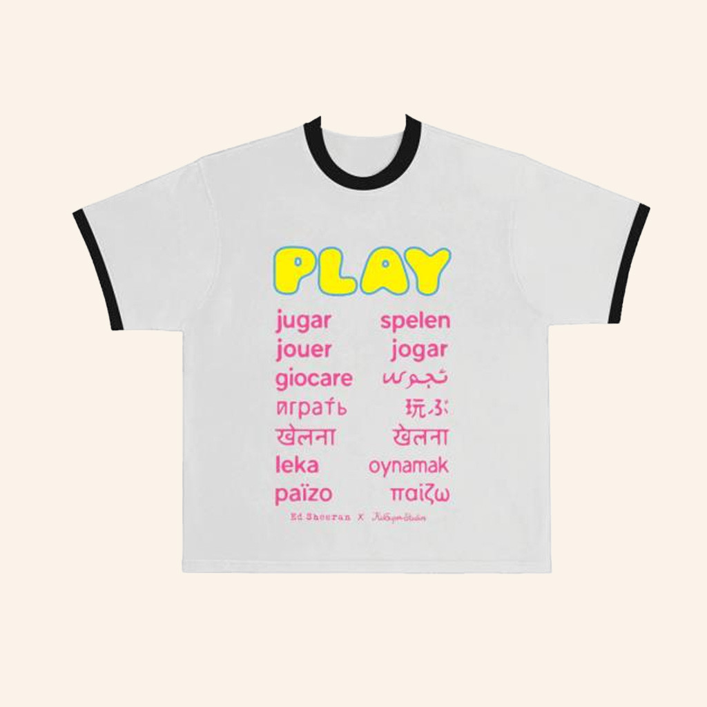 Ed Sheeran Merch Play X Kidsuper Ringer T-Shirt Gifts For Daughter Ed Sheeran Merch Play X Kidsuper Ringer T-Shirt Gifts For Daughter
