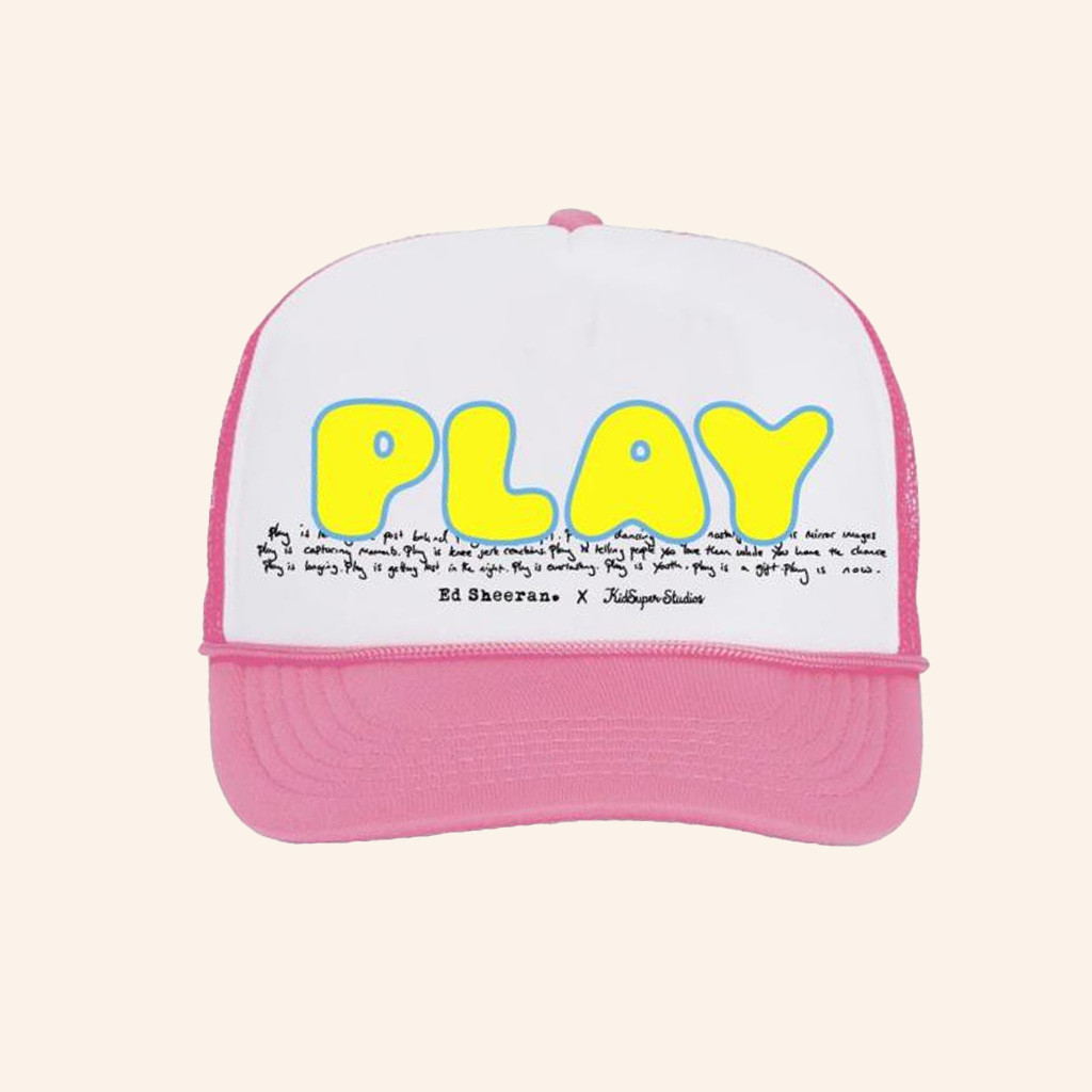 Ed Sheeran Merch Play X Kidsuper Trucker Hat Birthday Gifts For Daughter