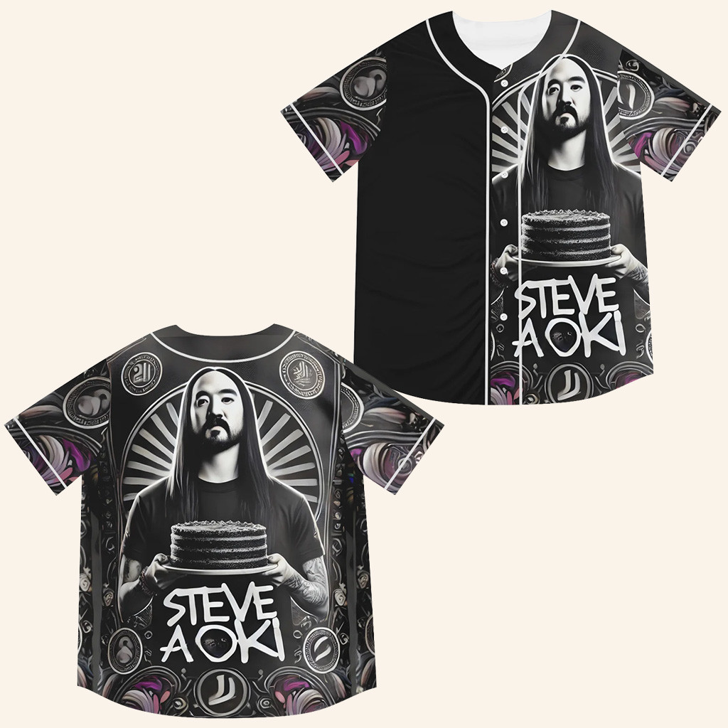 EDC 2025 Steve Aoki Rave Jersey Steve Aoki Merch Christmas Gift Ideas For DJ Fans