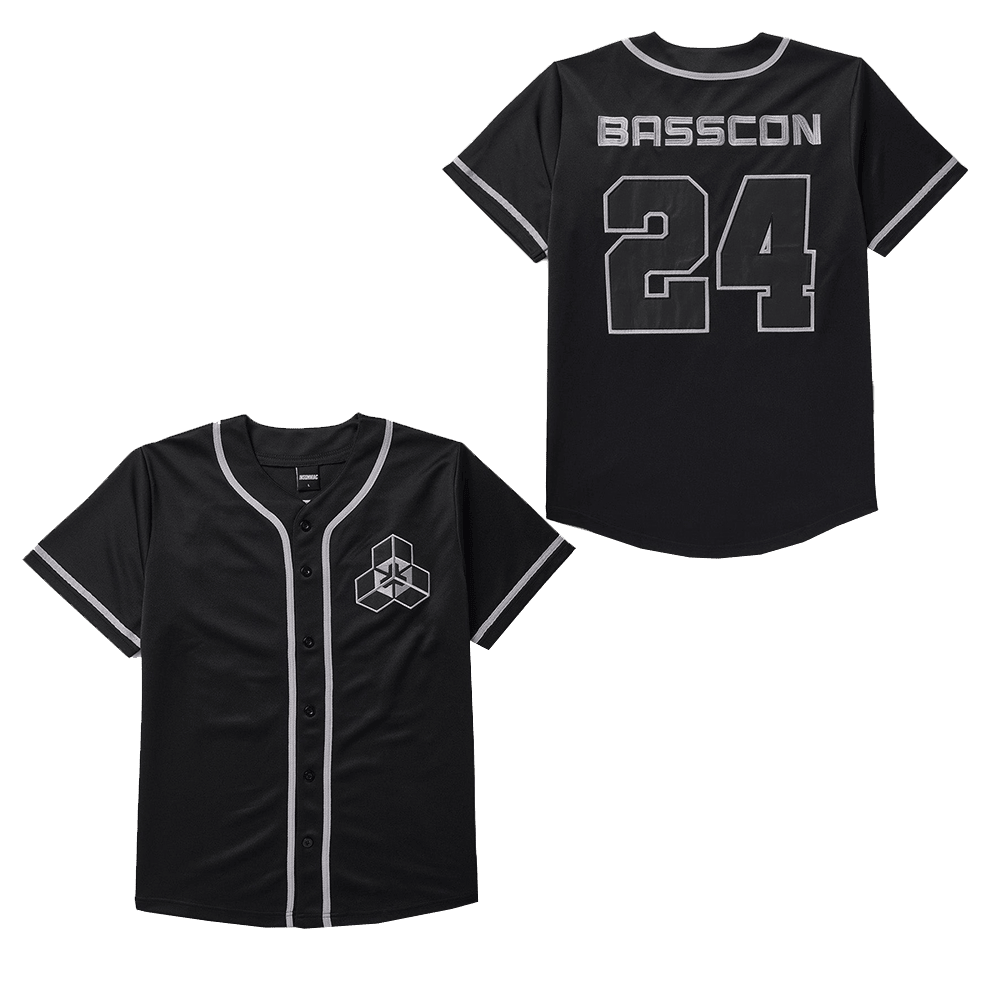 EDC Merch Basscon Baseball Jersey Music Lovers Gifts For Fans Unique Gift for Southern Men