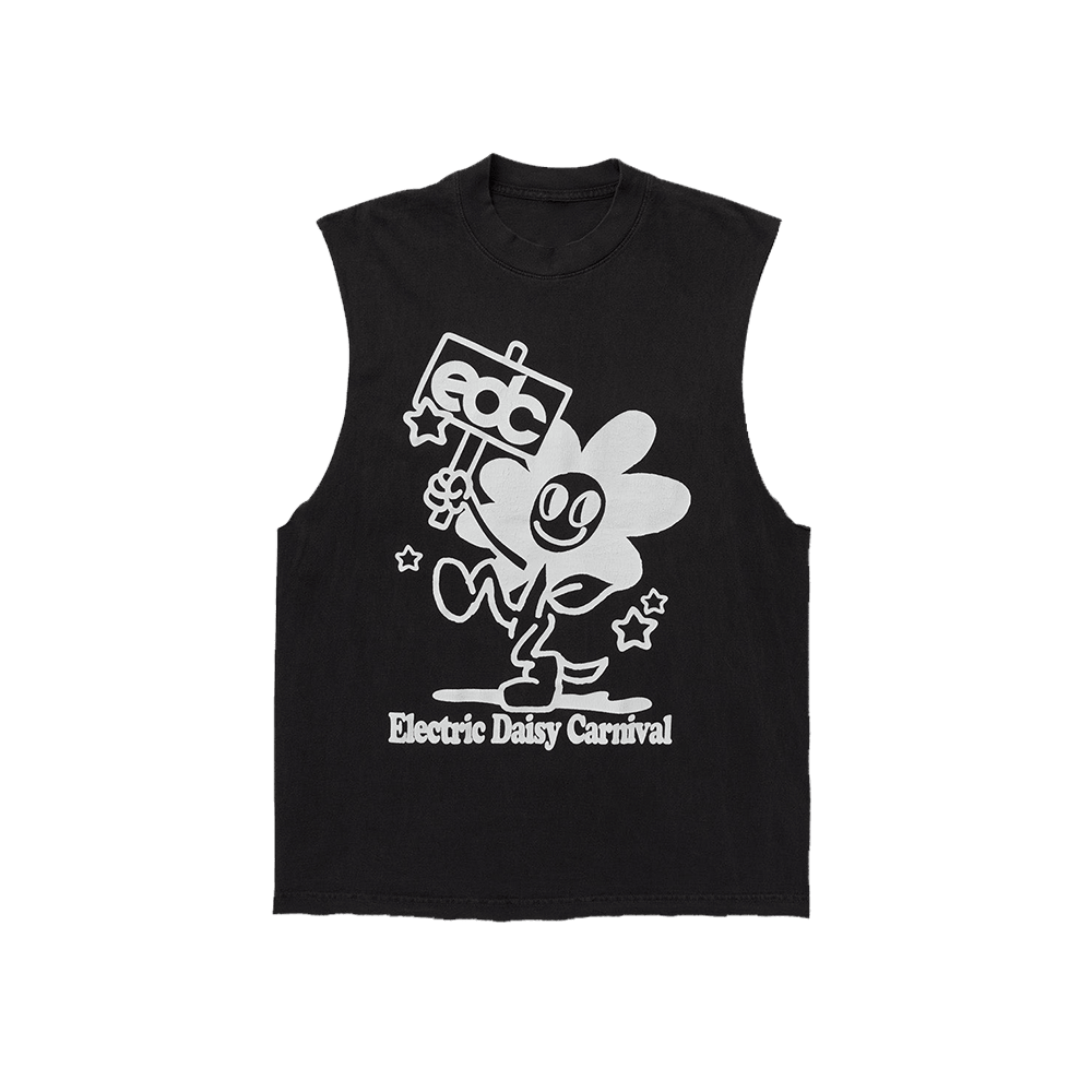 EDC Merch EDC Daisy Sign Muscle Tank Music Lovers Gifts For Fans Retro Gift for Him EDC Merch EDC Daisy Sign Muscle Tank Music Lovers Gifts For Fans Retro Gift for Him