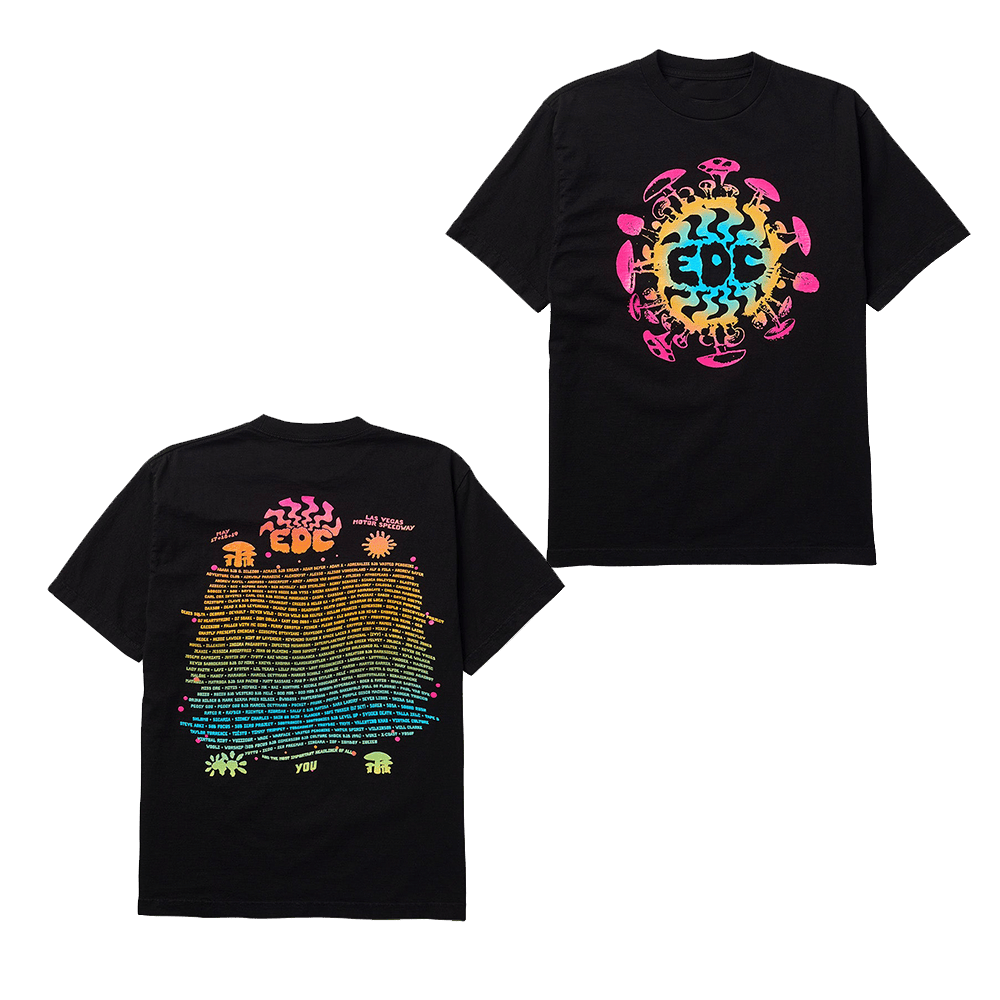 EDC Merch EDC Gradient Waves T-Shirt Gifts For Fans Father's Day Gift for Husband EDC Merch EDC Gradient Waves T-Shirt Gifts For Fans Father's Day Gift for Husband