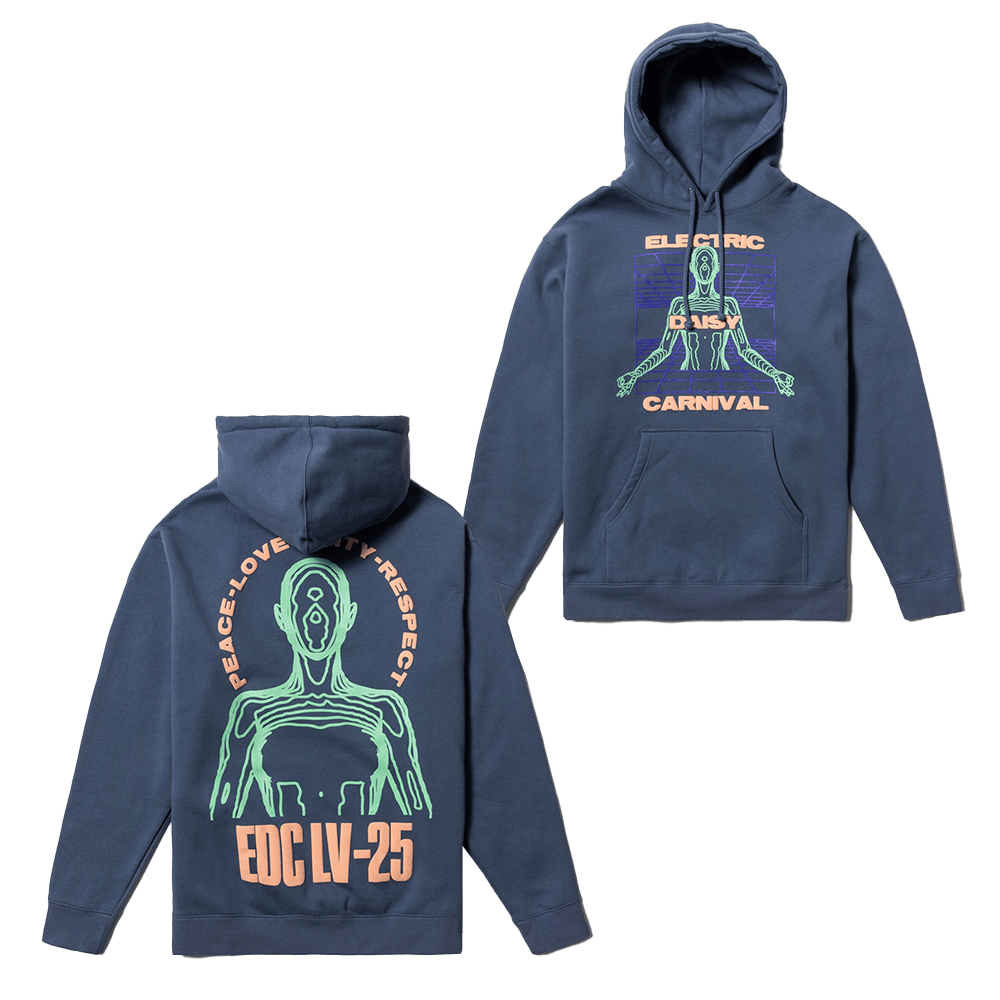 EDC Merch EDC Las Vegas Vibrancy Hoodie Gifts For Music Fans Father's Day Gift for Husband