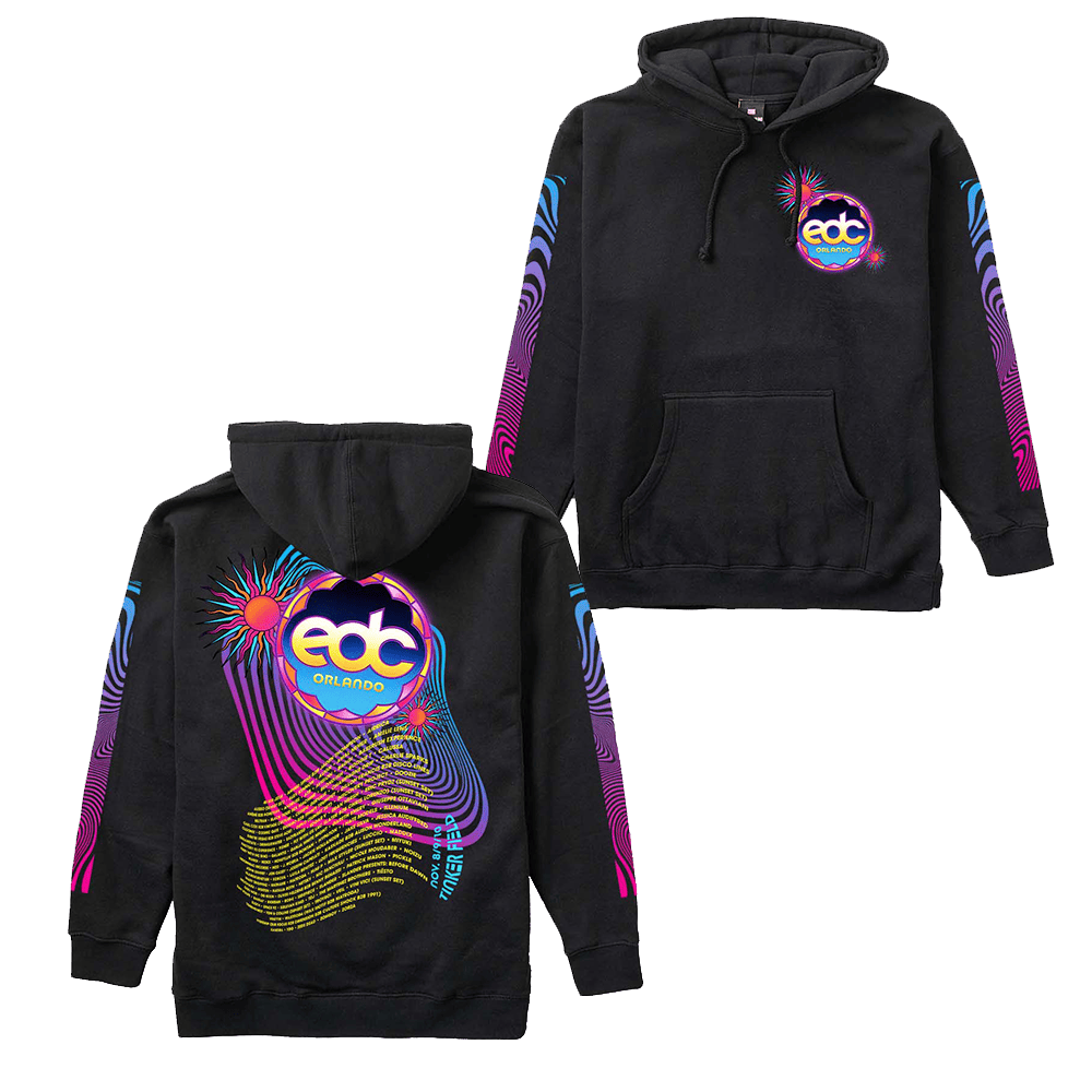 EDC Merch EDC Orlando 2024 Hoodie Gifts For Music Fans Christmas Gift for Him EDC Merch EDC Orlando 2024 Hoodie Gifts For Music Fans Christmas Gift for Him