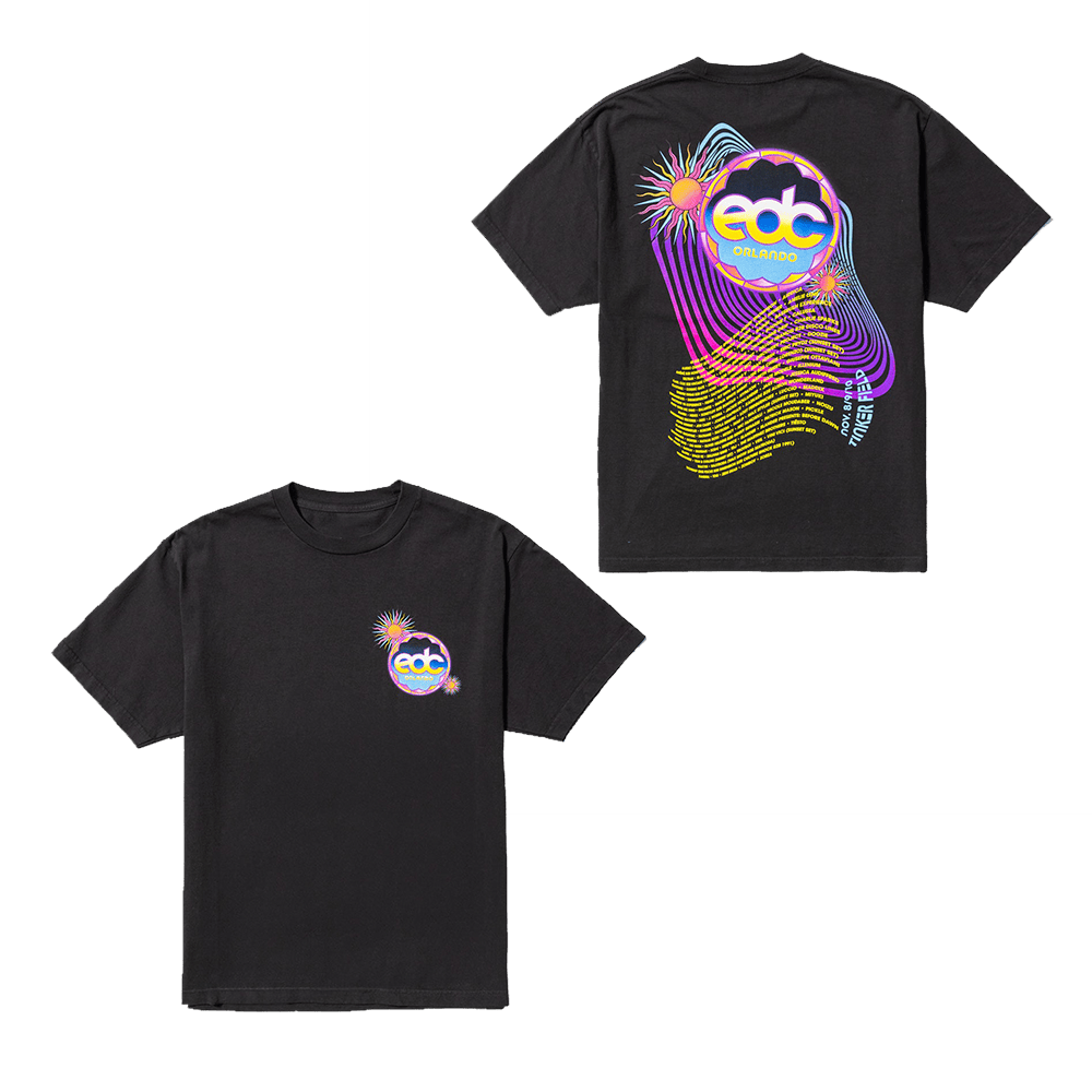 EDC Merch EDC Orlando 2024 Lineup T-Shirt Music Gifts For Fans Father's Day Gift for Husband EDC Merch EDC Orlando 2024 Lineup T-Shirt Music Gifts For Fans Father's Day Gift for Husband