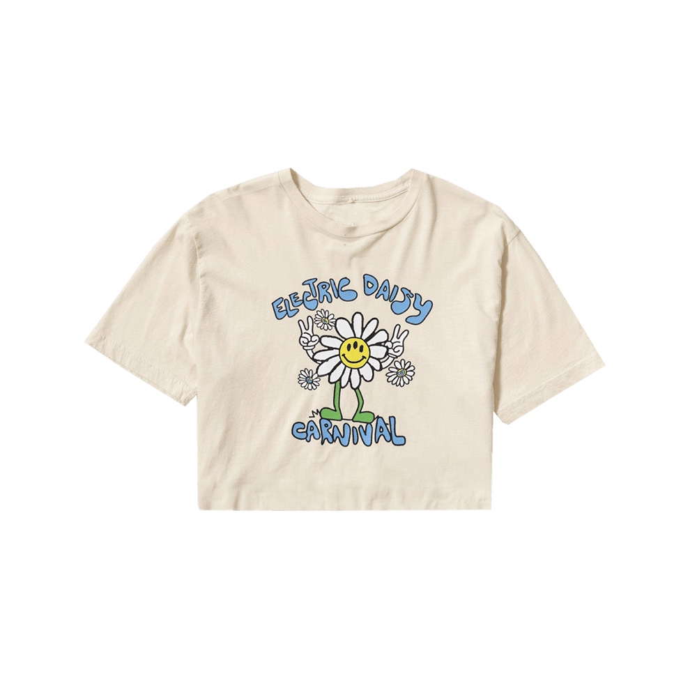 EDC Merch EDC Peace Carnival Cropped T-Shirt Music Lovers Gifts For Fans EDC Merch EDC Peace Carnival Cropped T-Shirt Music Lovers Gifts For Fans