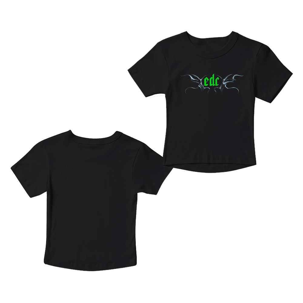 EDC Merch EDC Tribal Chrome Baby Tee Gifts For Music Fans Father's Day Gift for Dad EDC Merch EDC Tribal Chrome Baby Tee Gifts For Music Fans Father's Day Gift for Dad