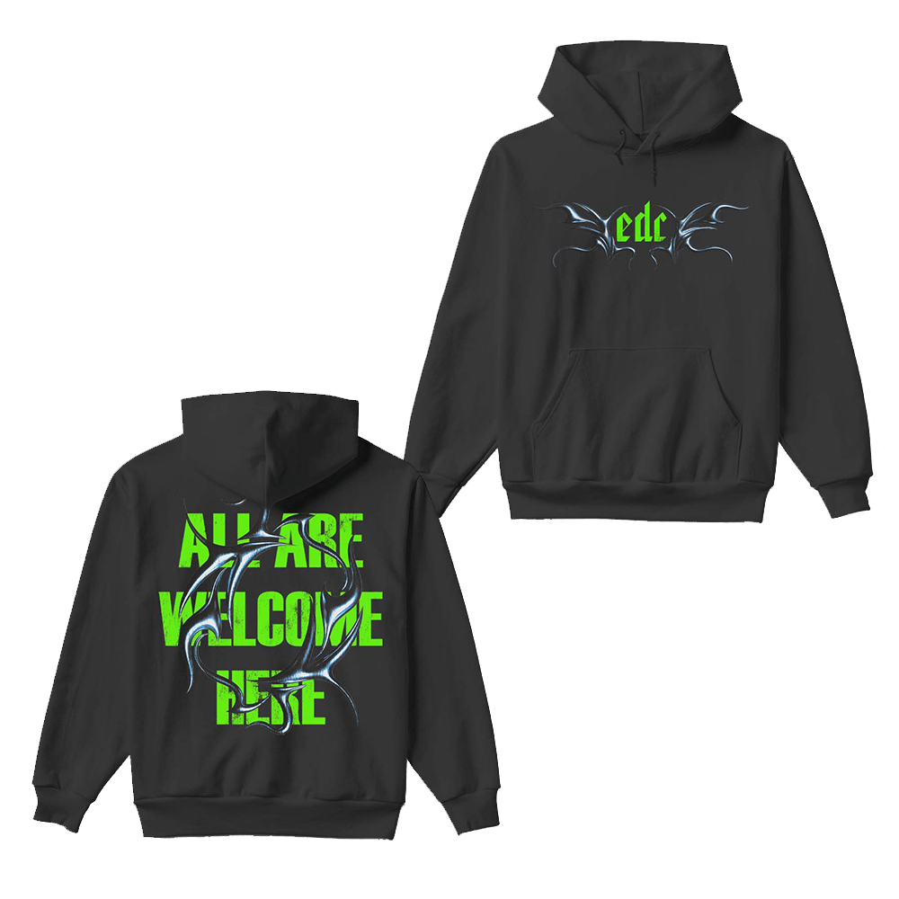 EDC Merch EDC Tribal Chrome Hoodie Gifts For Music Fans Christmas Gift for Him EDC Merch EDC Tribal Chrome Hoodie Gifts For Music Fans Christmas Gift for Him