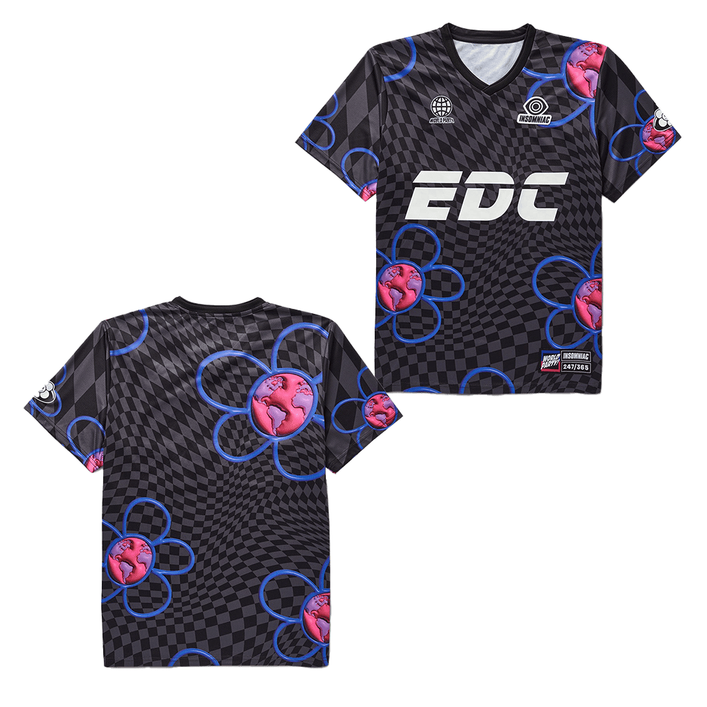 EDC Merchandise EDC Daisy Age Soccer Jersey Gifts For Music Fans Retro Gift for Him