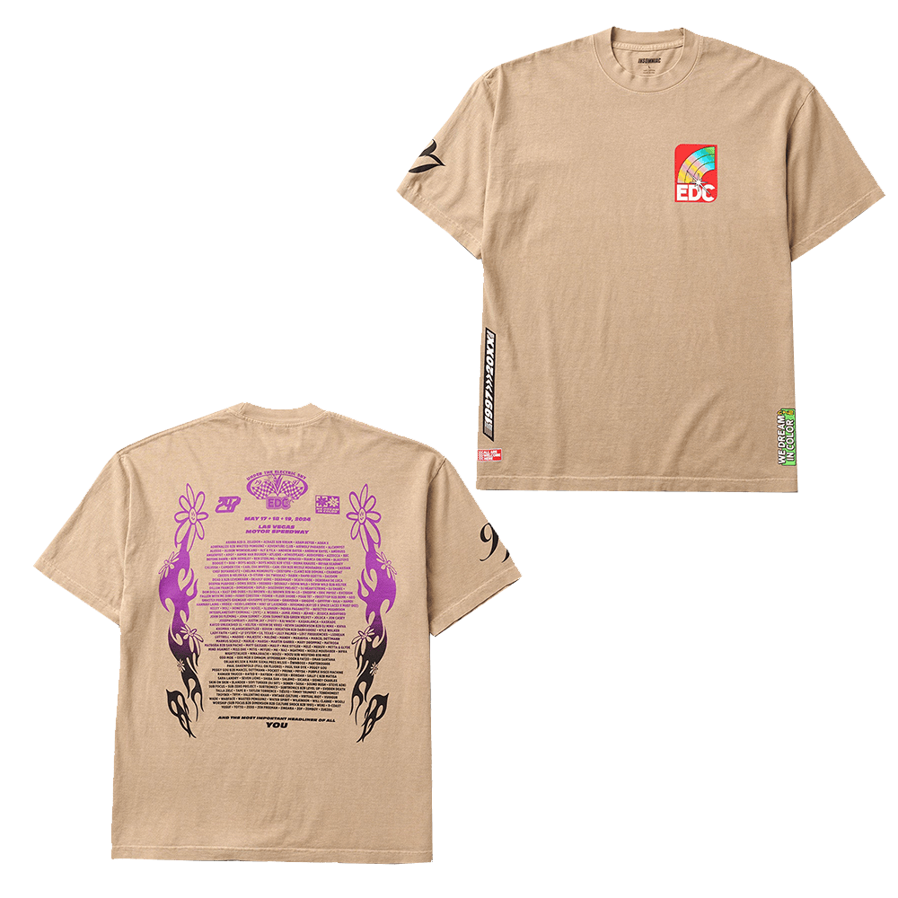 EDC Merchandise EDC Electric Racing T-Shirt Gifts For Music Fans Christmas Gift for Him