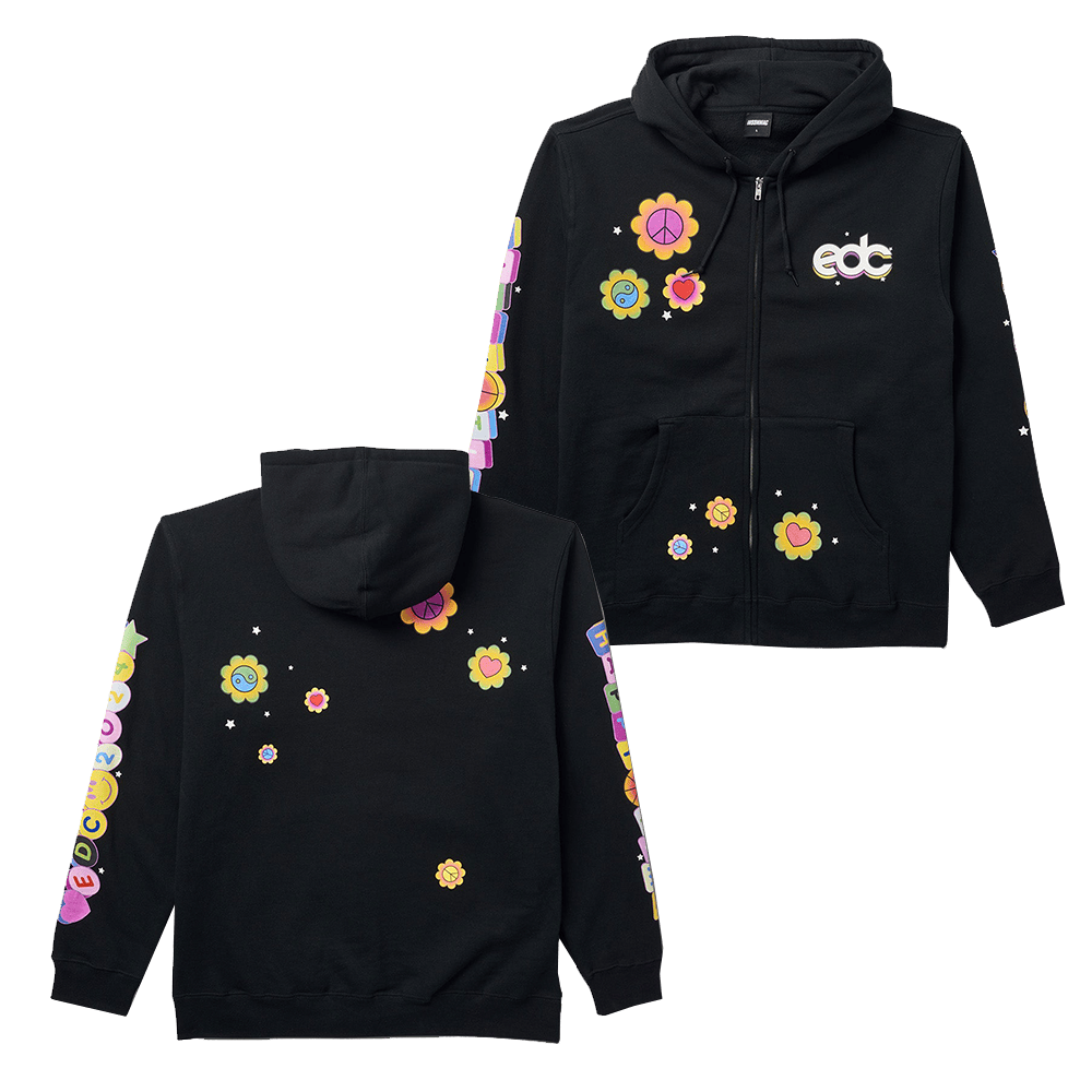 EDC Merchandise EDC Happy Times Zip Up Hoodie Gifts For Music Fans Country Boy Gift EDC Merchandise EDC Happy Times Zip Up Hoodie Gifts For Music Fans Country Boy Gift