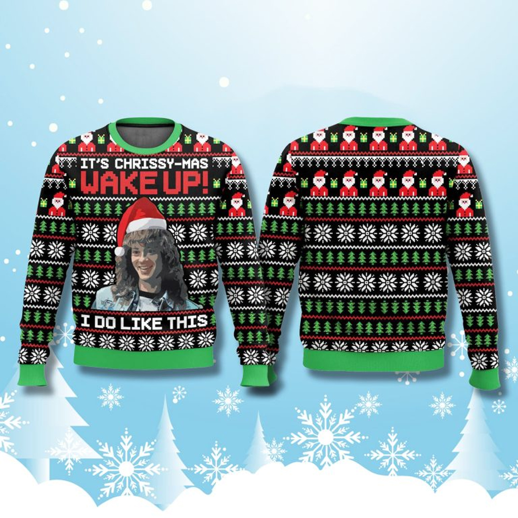 Eddie Munson ItÃ¯Â¿Â½s Chrissy Mas Wake Up Ugly Sweater Christmas Presents For Him