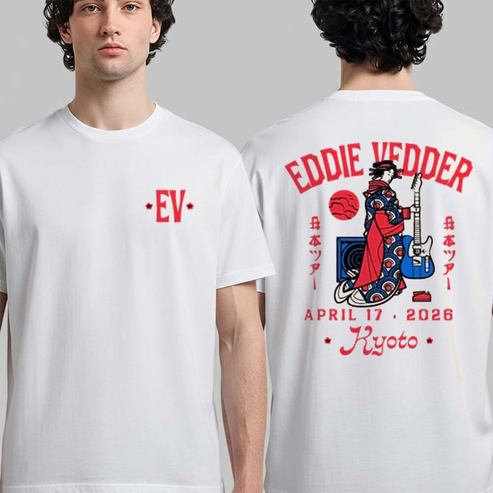 Eddie Vedder Kyoto Japan 2026 Geisha Event T-Shirt Eddie Vedder Merch Fans Gift