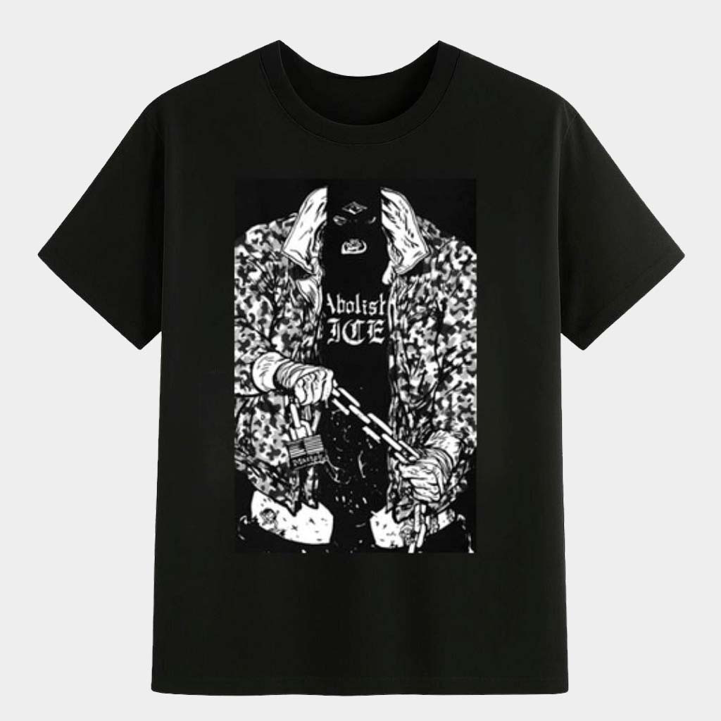 Edgemen Merch Brody King Abolish Ice Chain T-Shirt Unique Gifts For Husband