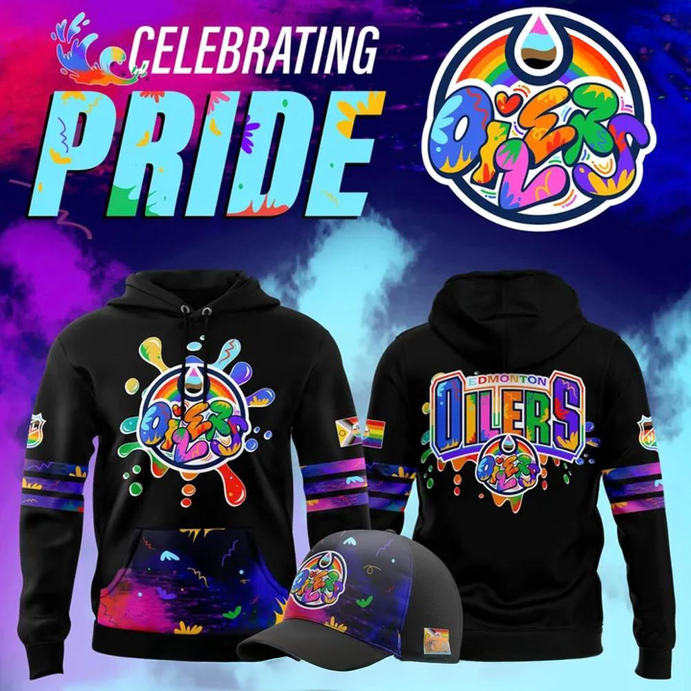 Edmonton Oilers Celebrating Pride Month Night Hoodie Gift For Fan Lover
