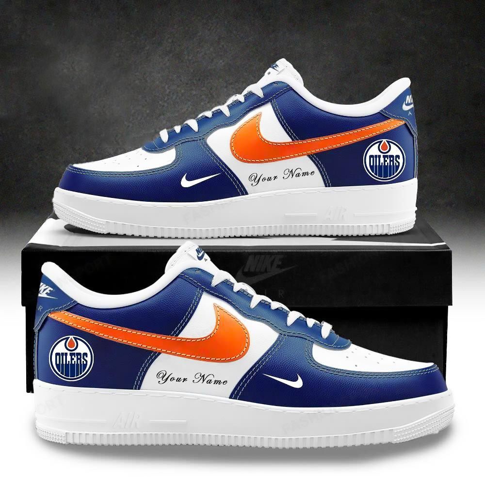 Edmonton Oilers NHL Limited Edition Air Force 1 Sneakers Best Gift For Fans