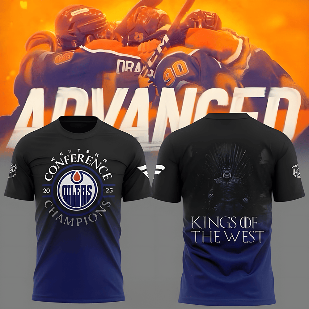 Edmonton Oilers Western Conference 2025 Champions Special T-Shirt Best Sport Merch Gift For Him