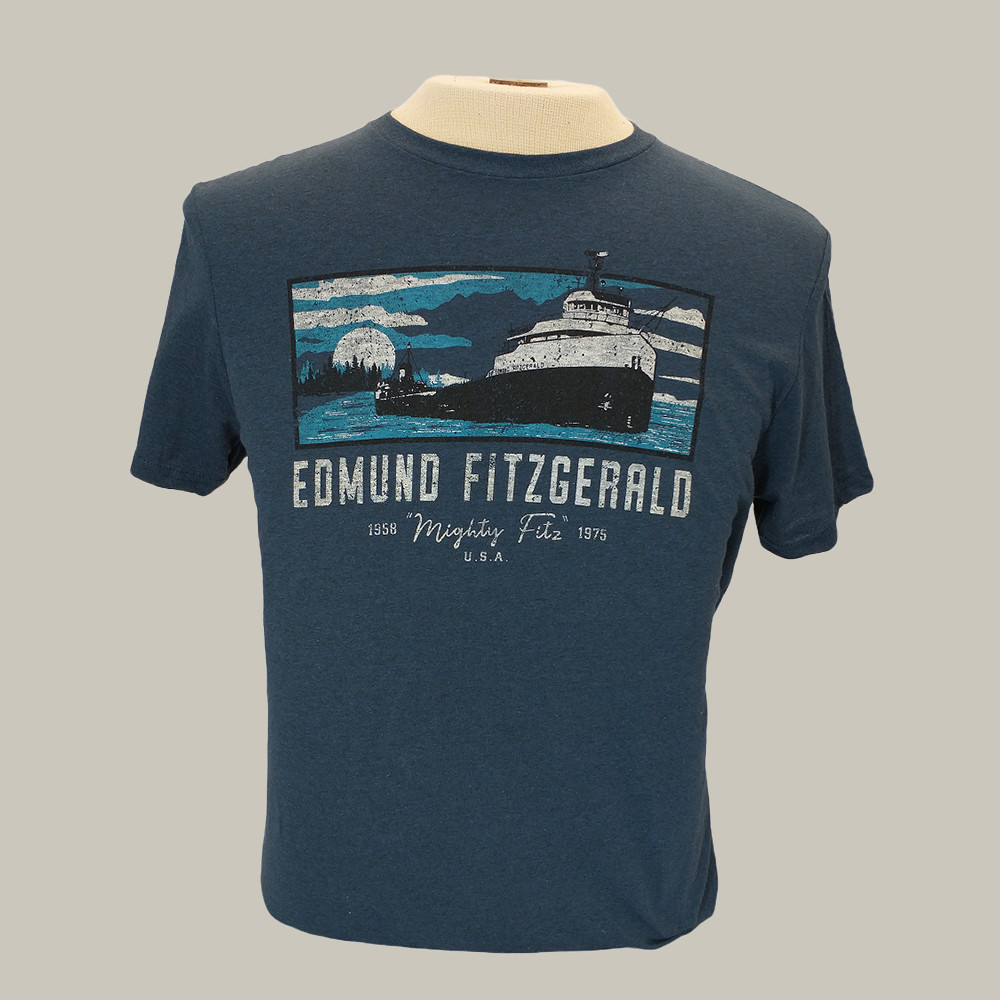 Edmund Fitzgerald Merch T-Shirt Mighty Fitz Shirt Edmund Fitzgerald Memorial Gifts