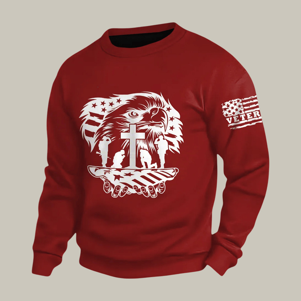 Egale Veterans Graphic Long Sleeve Shirt On Fridays We Wear Red Clothing Present For Him