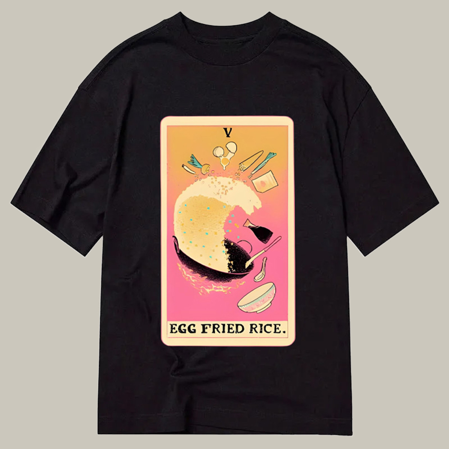 Egg Fried Rice Classic Shirt Funny Graphic T-Shirts Christmas Gift Ideas For Mom