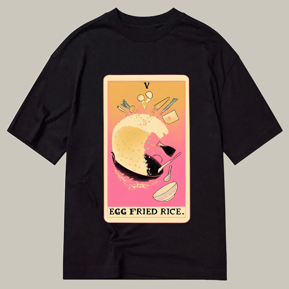Egg Fried Rice Classic T-Shirt Japanese Cuisine Art Cool Shirt Gift Best Foodie Gifts