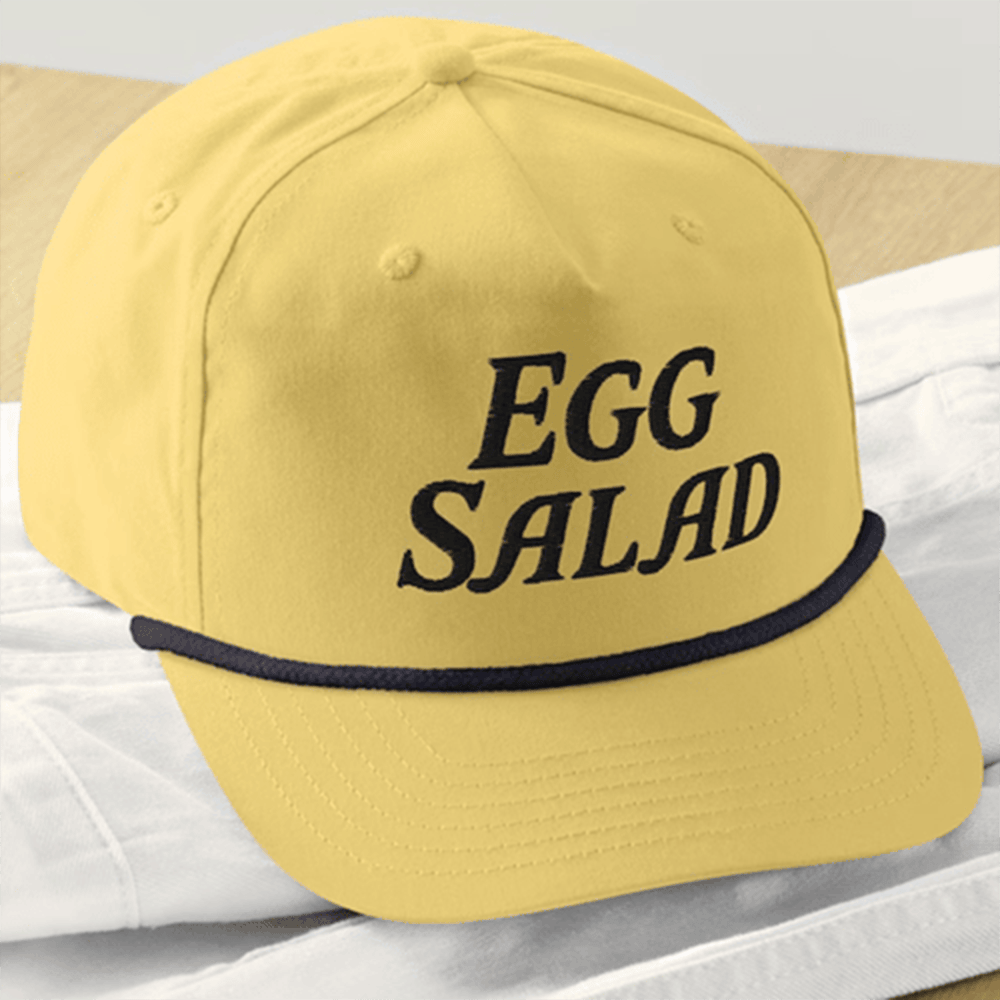 Egg Salad Baseball Hat Sports Enthusiast Hat Gifts For Golfers Who Have Everything