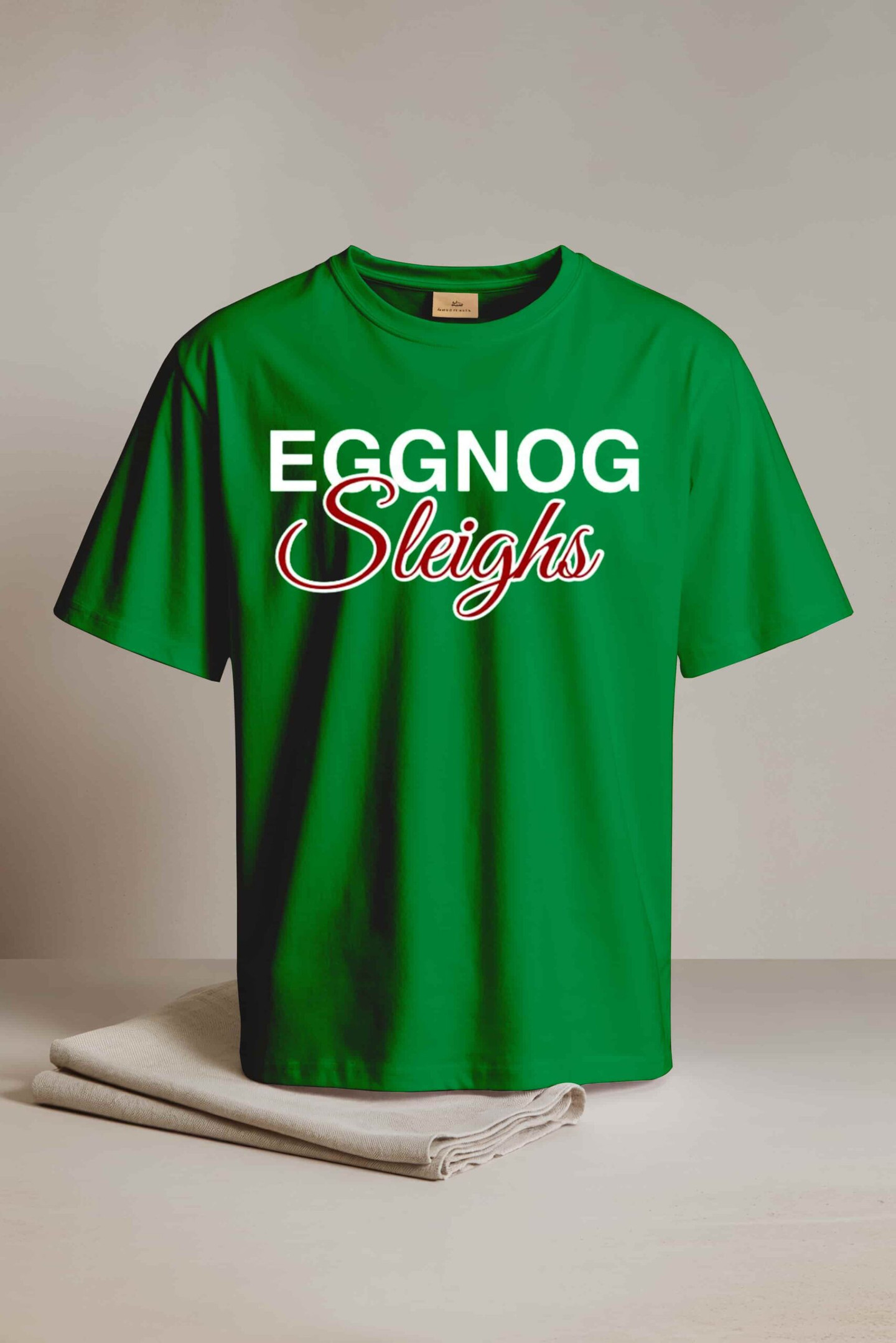 Eggnog Sleighs Shirt Gifts For Boyfriend