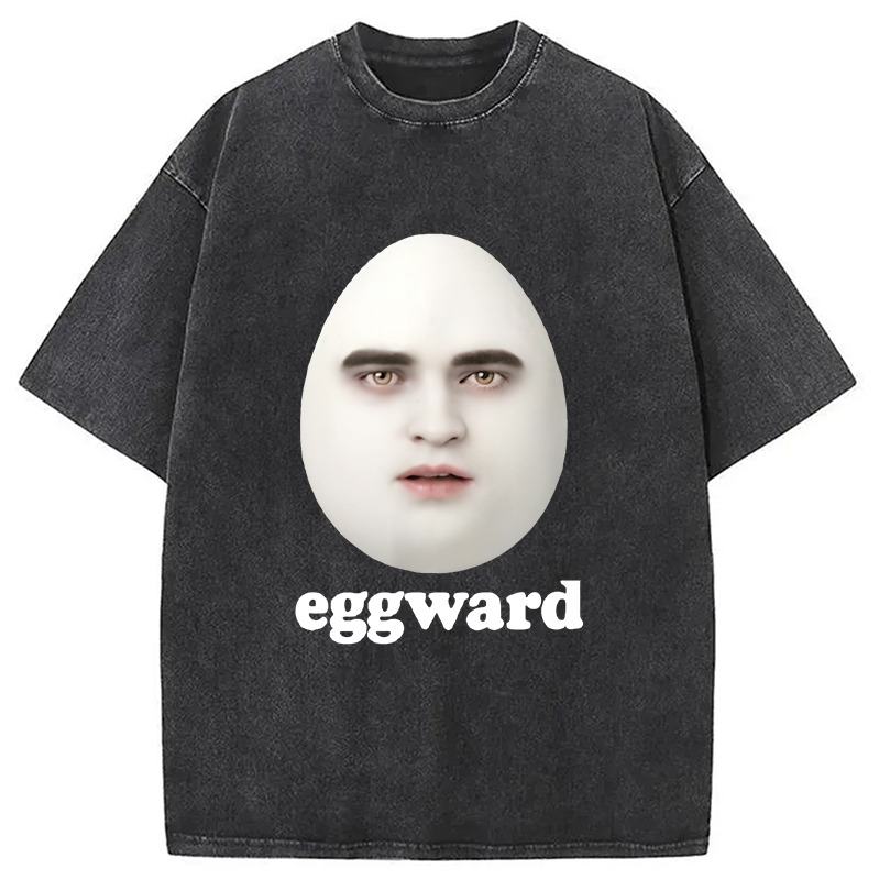 Eggward Funny Meme Washed T-Shirt Funny Quote Unisex Shirt Gifts For Brother